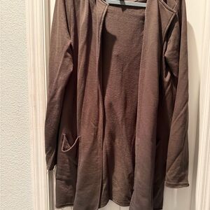 Forever 21 Brown Open Front Cape